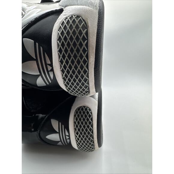 Womens Adidas Round HouseMid W - Q33015 Black Silver White Trainers Size 7 Clean - Picture 9 of 14